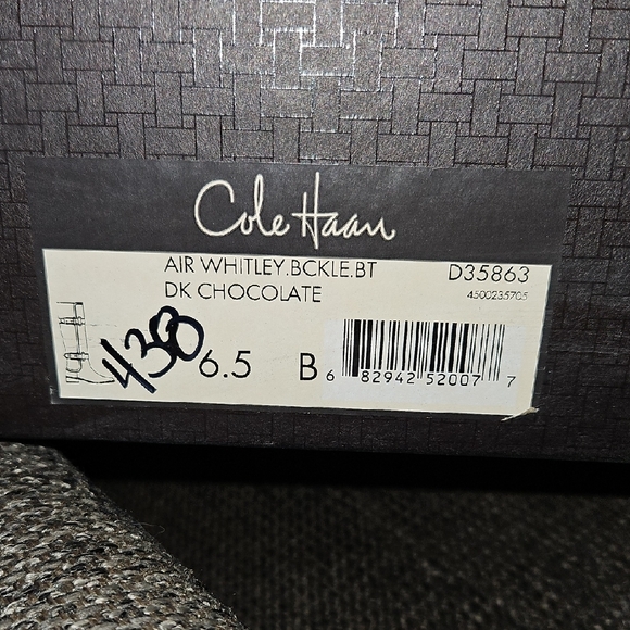 Cole Haan Dark Brown Leather and Suede Boots - Picture 7 of 7